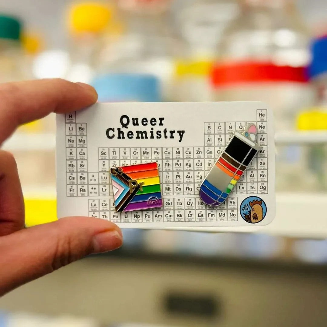 Rainbow Pride Dopamine | Enamel Badge