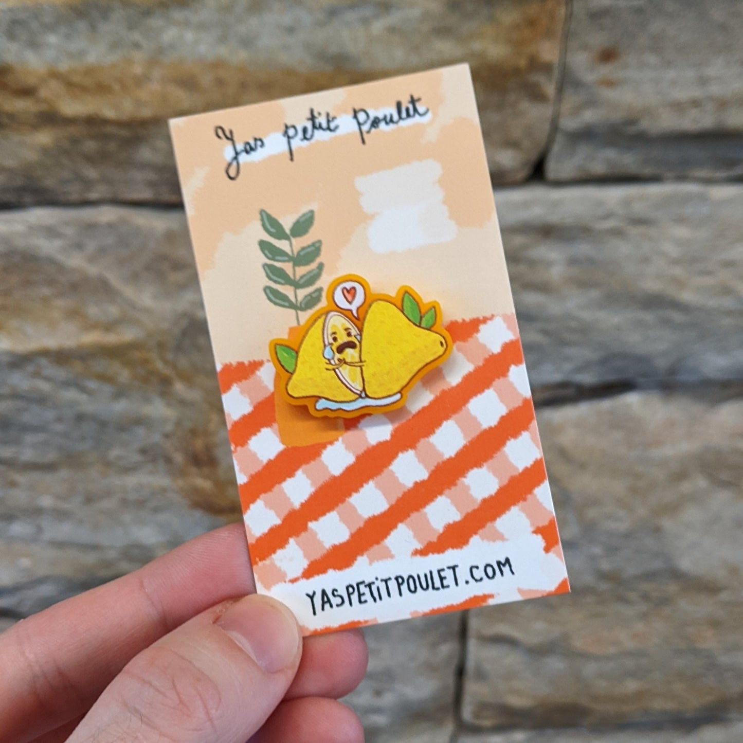 Citron doux-amer | Insigne Acrylique