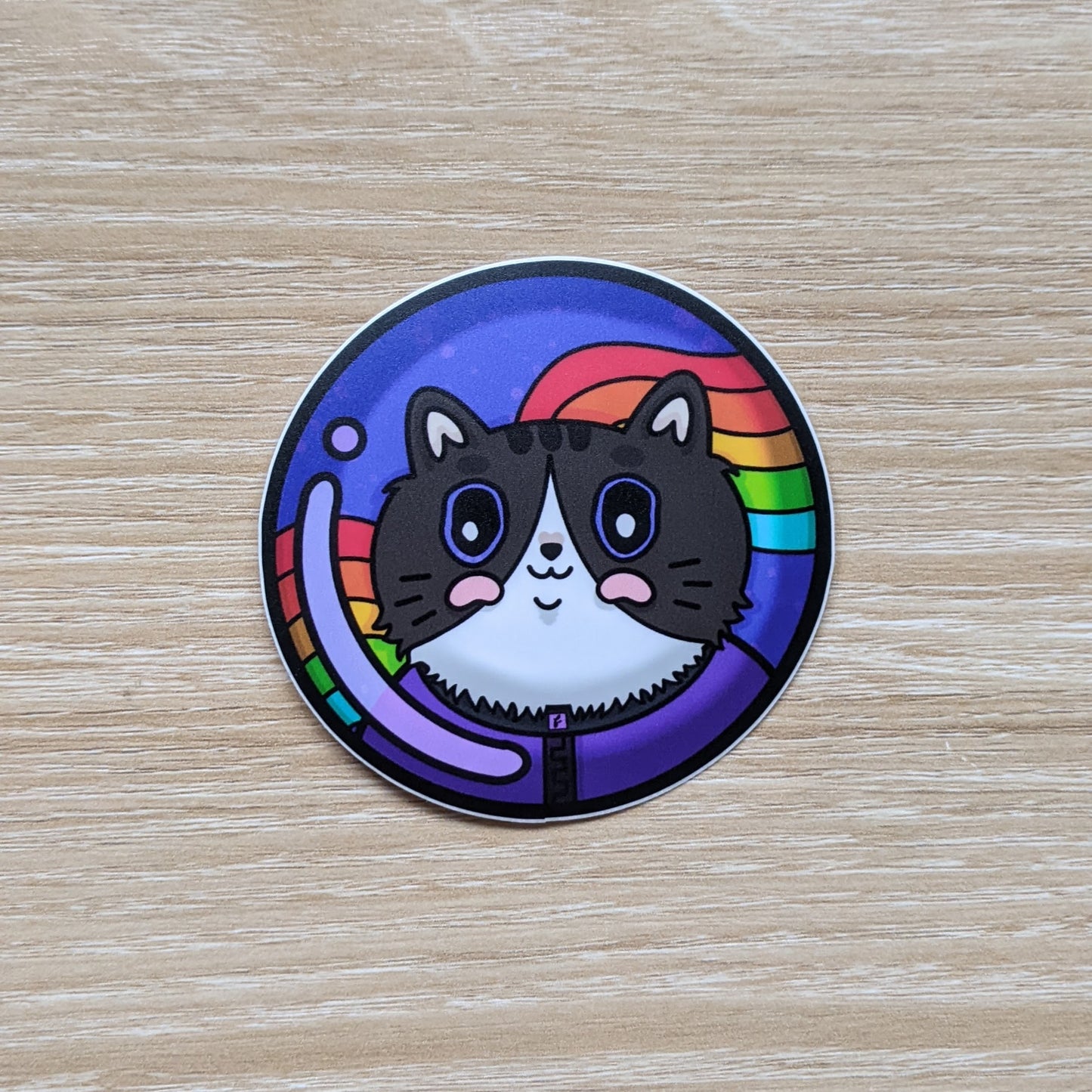 Chat de l’espace | Autocollant