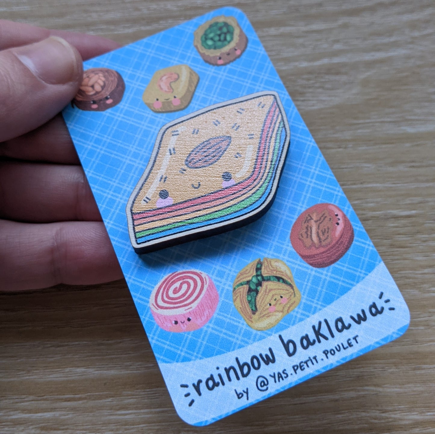 Sweet Baklawa | Wooden Badge