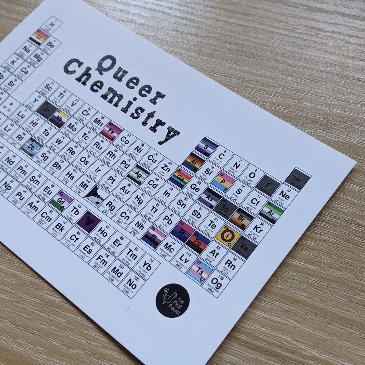 Chimie queer | Carte postale