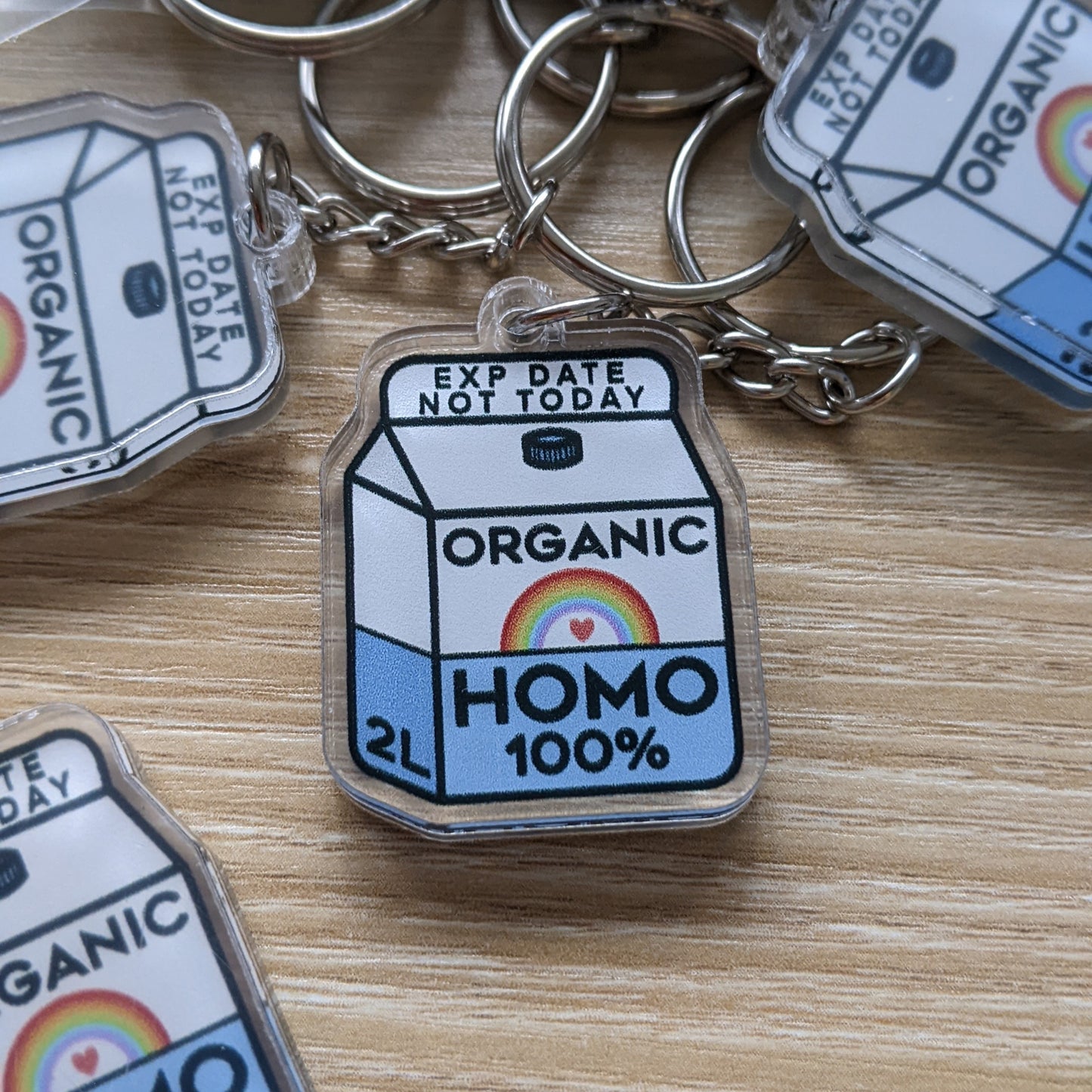 Lait HOMO biologique | Porte-clés
