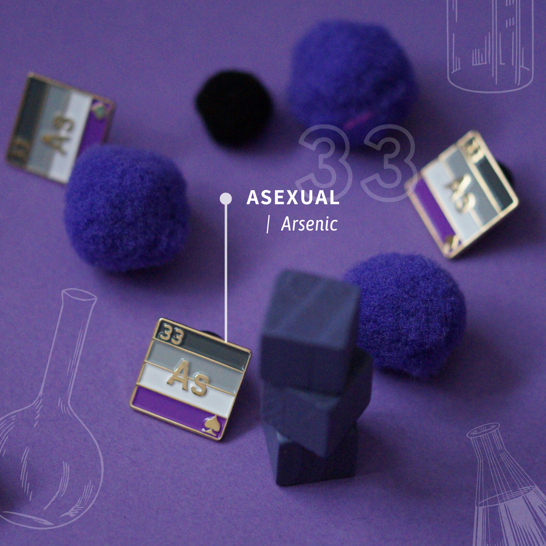 Asexual - Arsenic | Enamel Badge