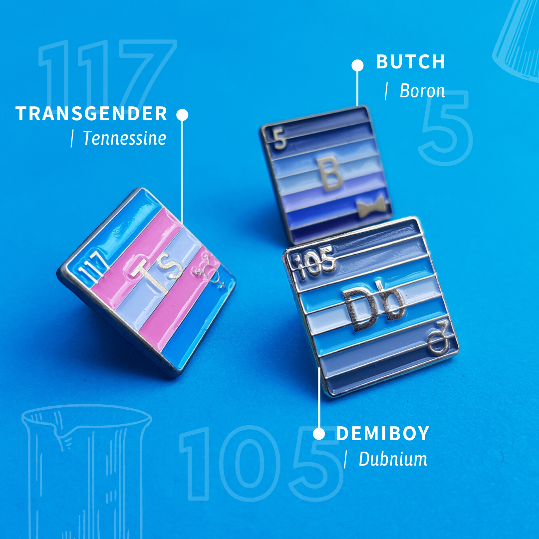Demiboy - Dubnium | Enamel Badge