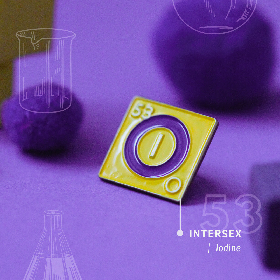 Intersexe - Iode | Insigne en émail