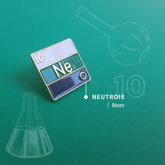 Neutrois - Neon | Enamel Badge
