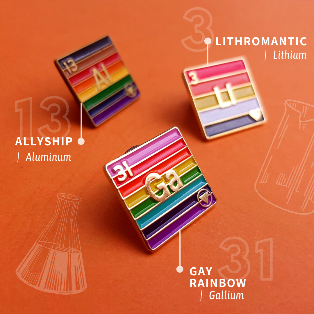 Gay - Gallium | Enamel Badge