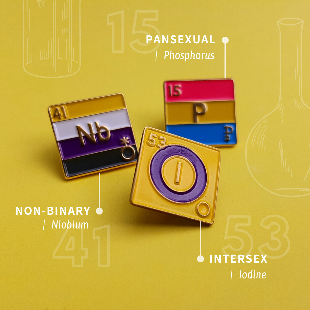 Intersexe - Iode | Insigne en émail