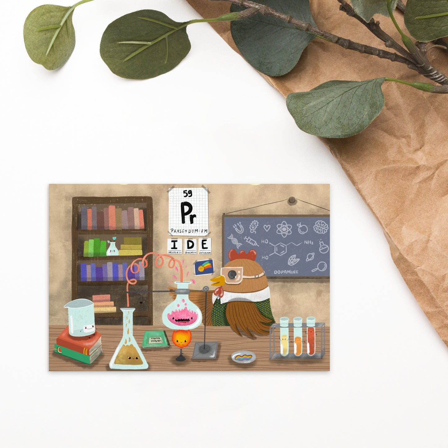 Professor Poulet | Postcard