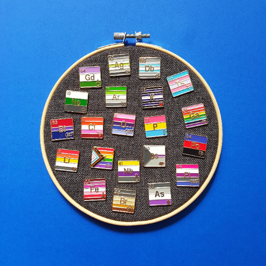 Dyke - Dysprosium | Enamel Badge