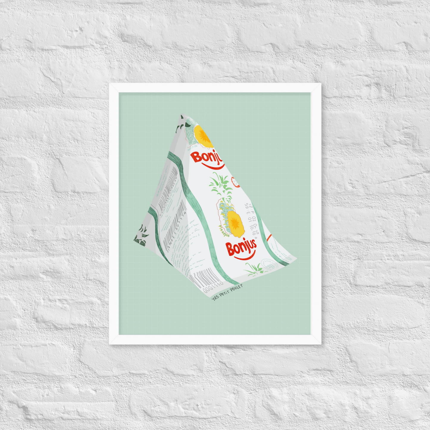 Bonjus Ananas | Affiche