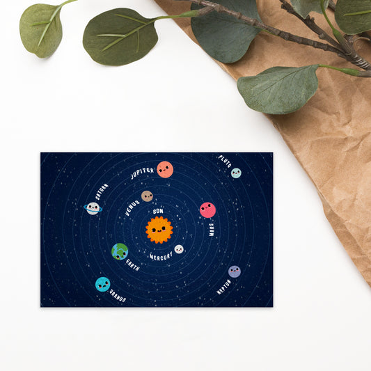 Solar System | Postcard