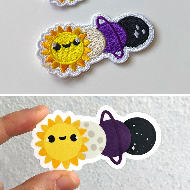 Galaxie non binaire | Autocollant