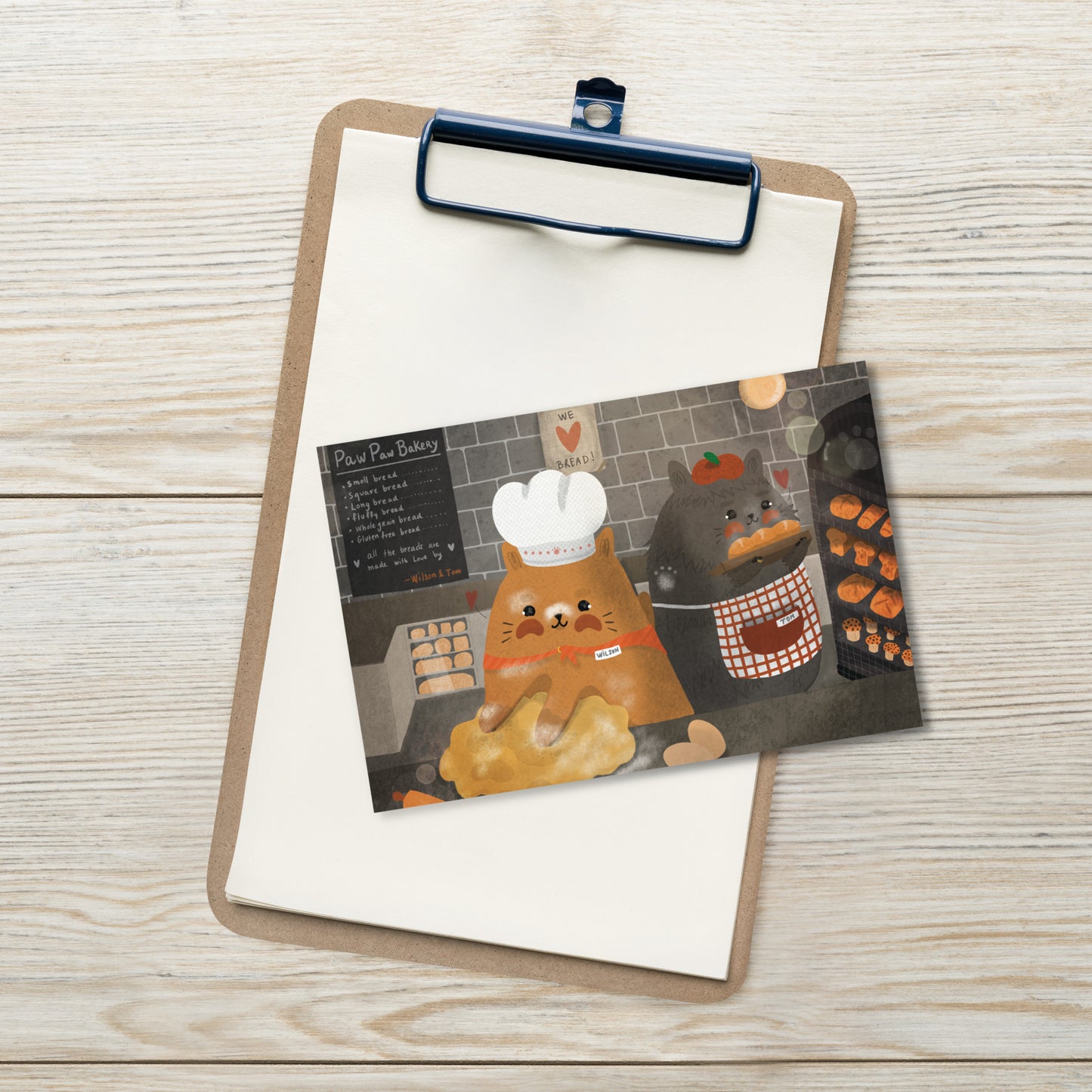 Chats d’automne | Carte postale