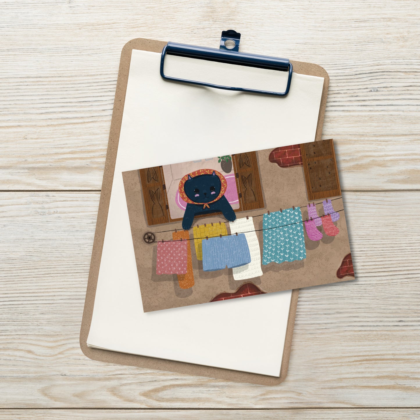 Chat de printemps | Carte postale