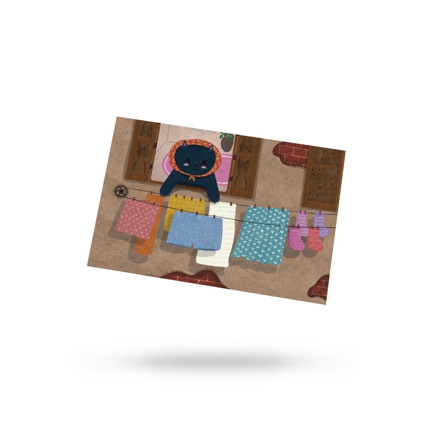 Chat de printemps | Carte postale