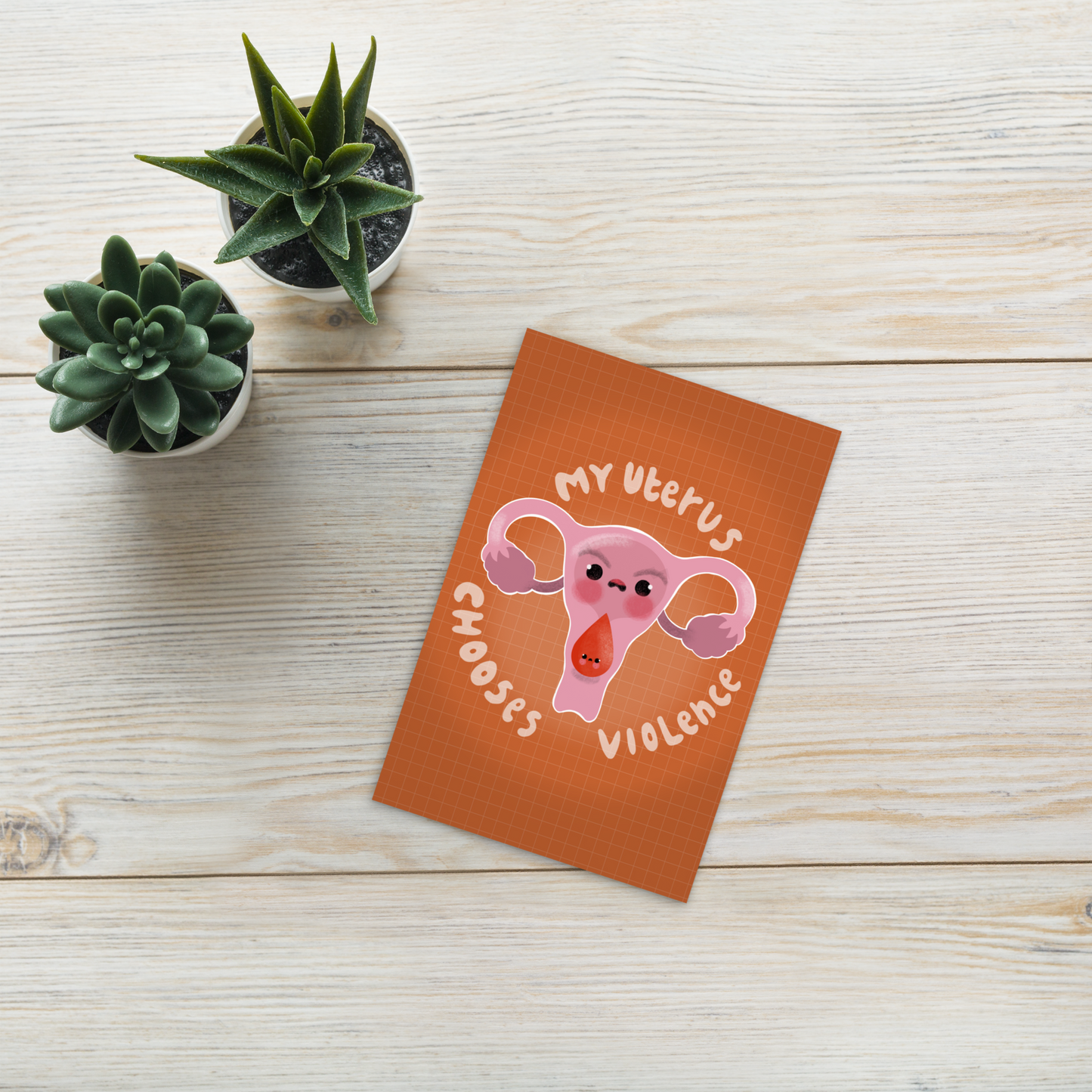 My Uterus Chooses Violence | Postcard