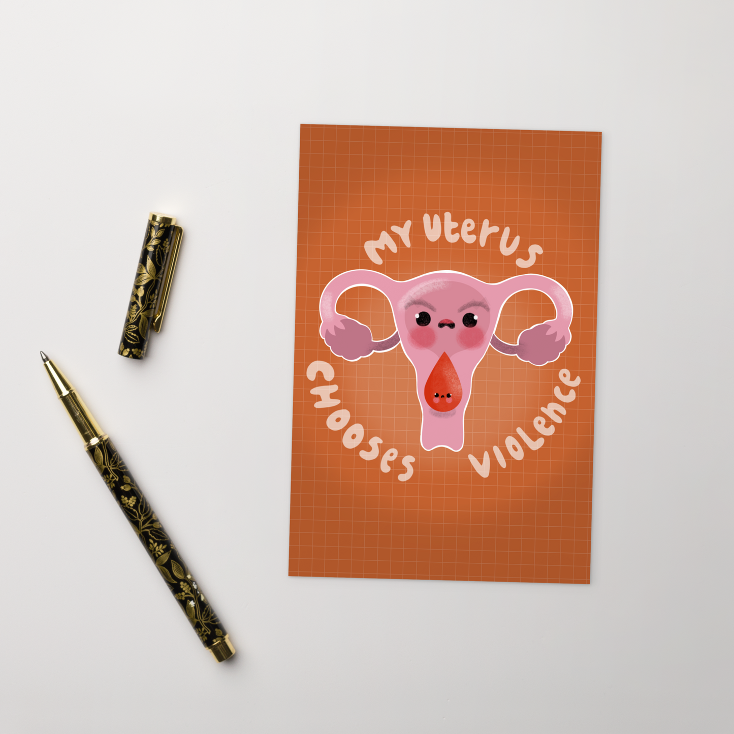 My Uterus Chooses Violence | Postcard