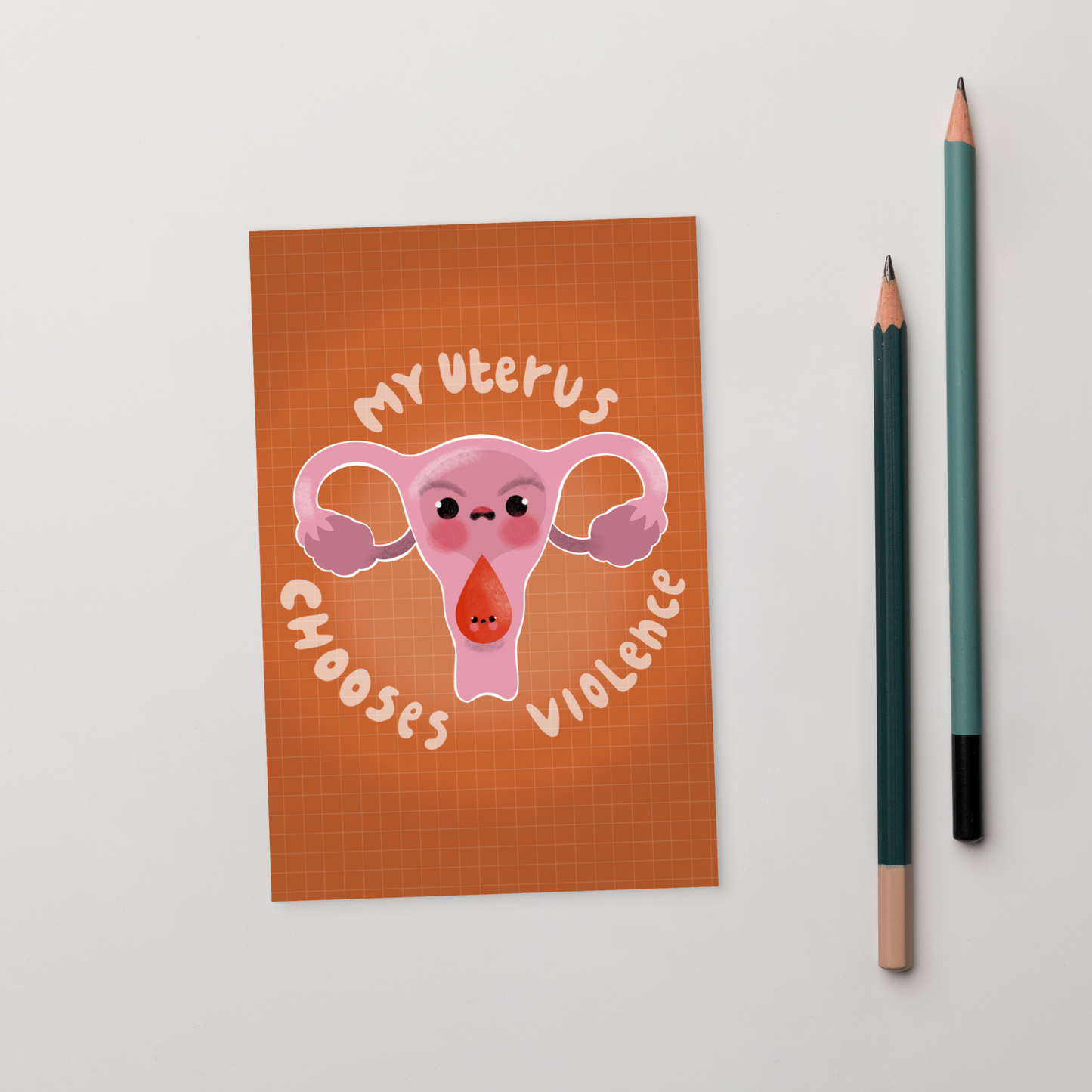 My Uterus Chooses Violence | Postcard