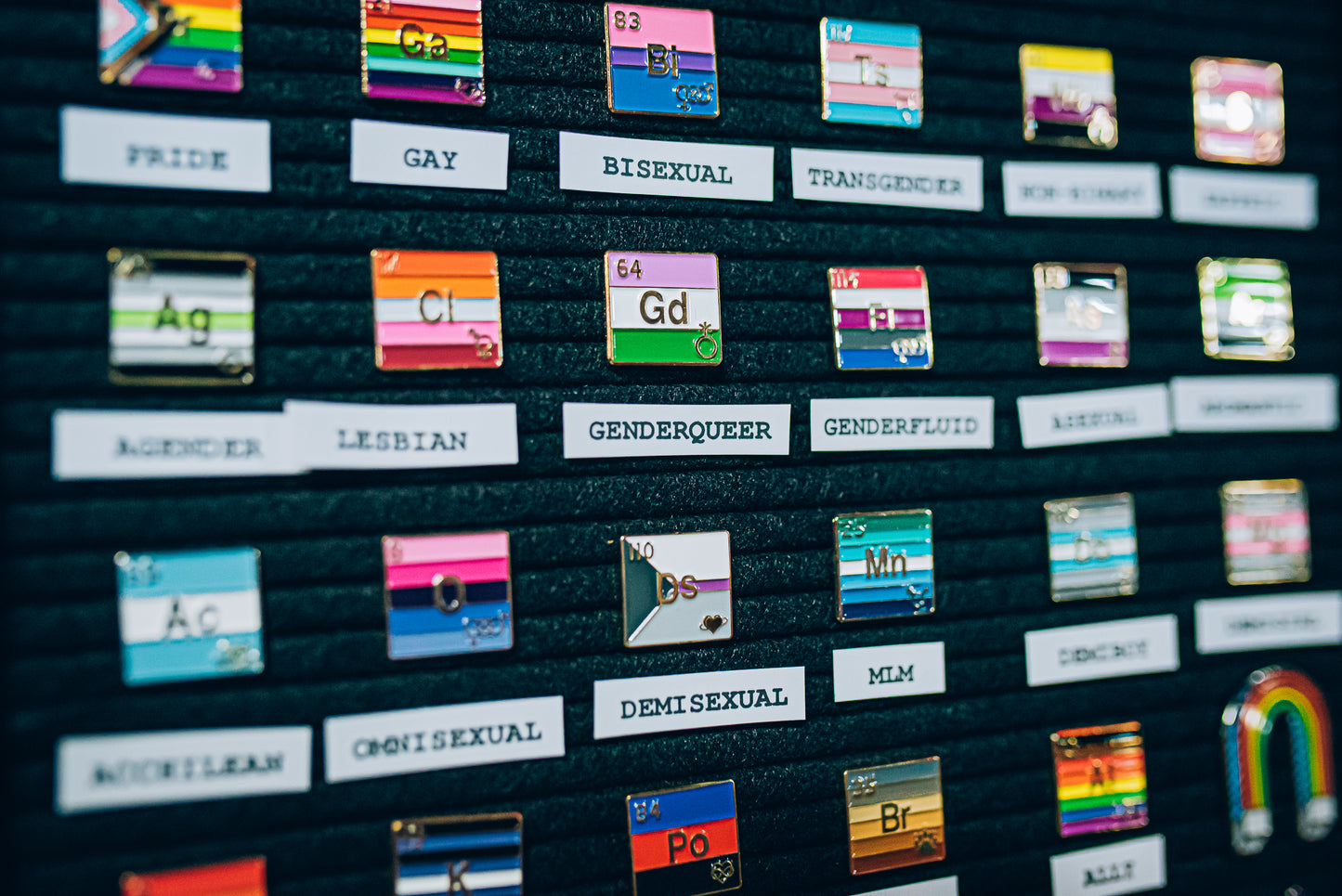 Demisexuel - Darmstadtium | Insigne en émail