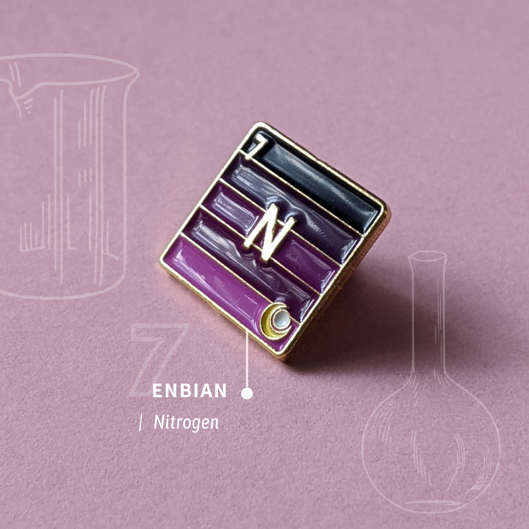 Enbian - Nitrogen | Enamel Badge