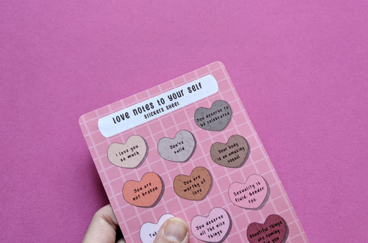 Love Notes to Your Self | Stickers Sheet