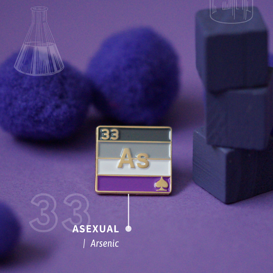 Asexual - Arsenic | Enamel Badge