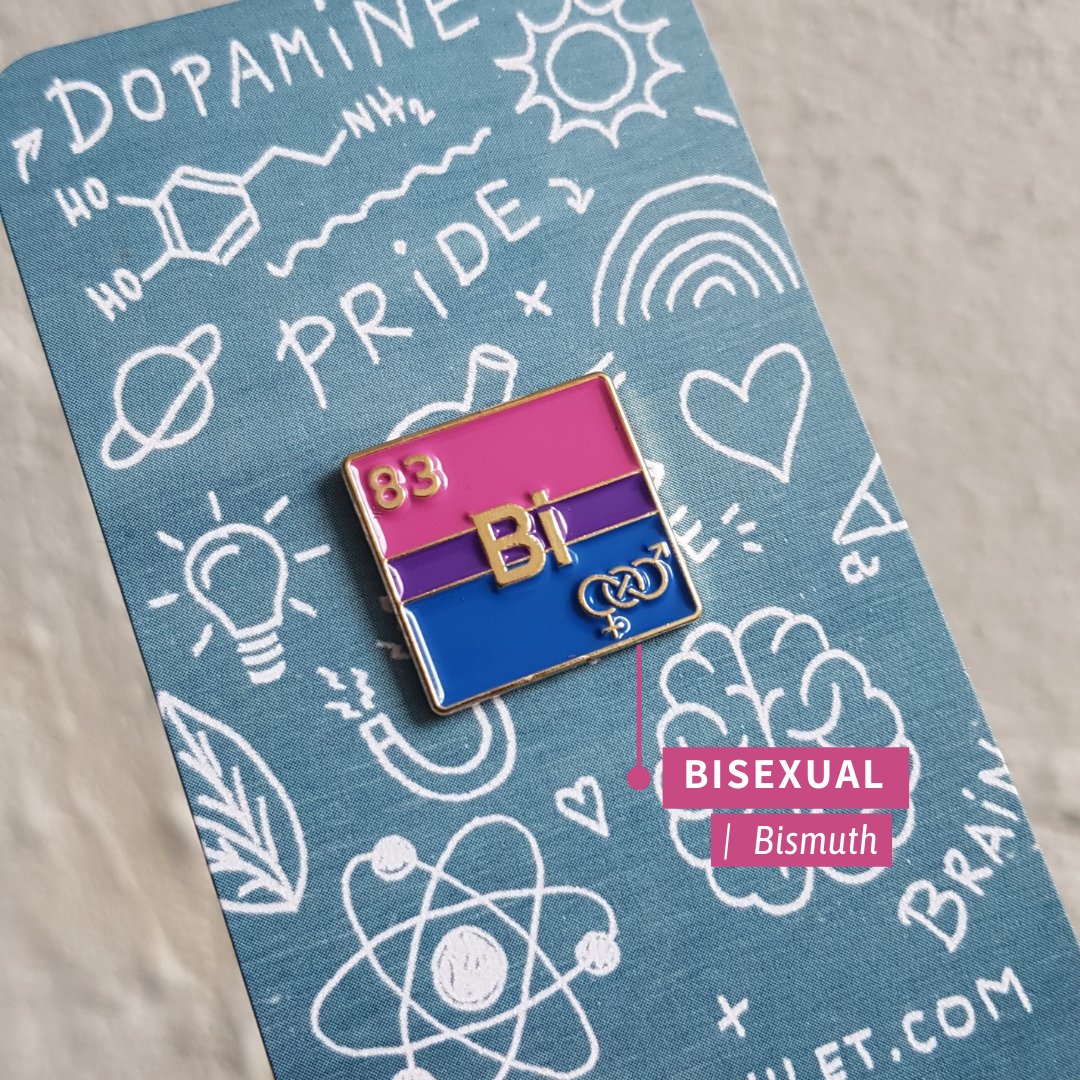 Bisexual - Bismuth | Enamel Badge