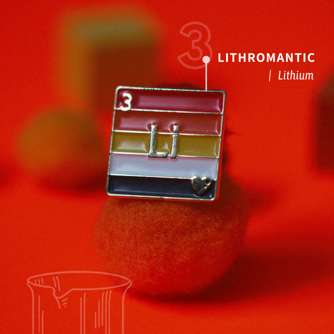 Lithromantic - Lithium | Enamel Badge