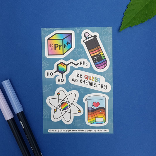 Queer Chemistry | Stickers Sheet