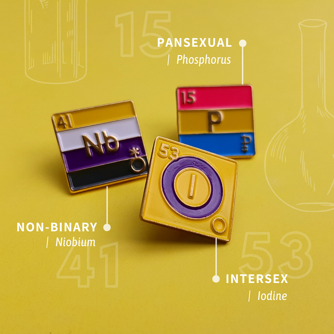 Intersex - Iodine | Enamel Badge