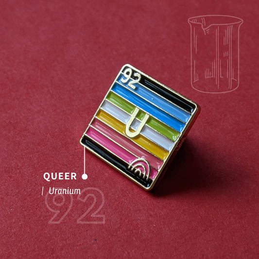 Queer - Uranium | Enamel Badge