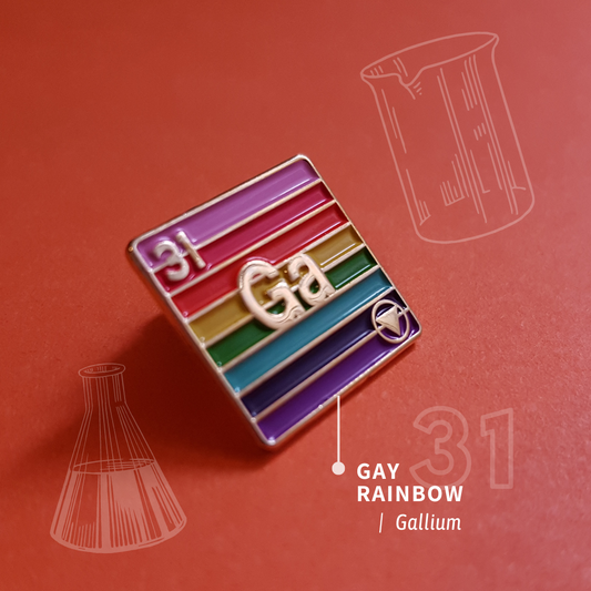 Gay-Gallium | Insigne en émail