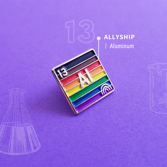 Ally - Aluminum | Enamel Badge