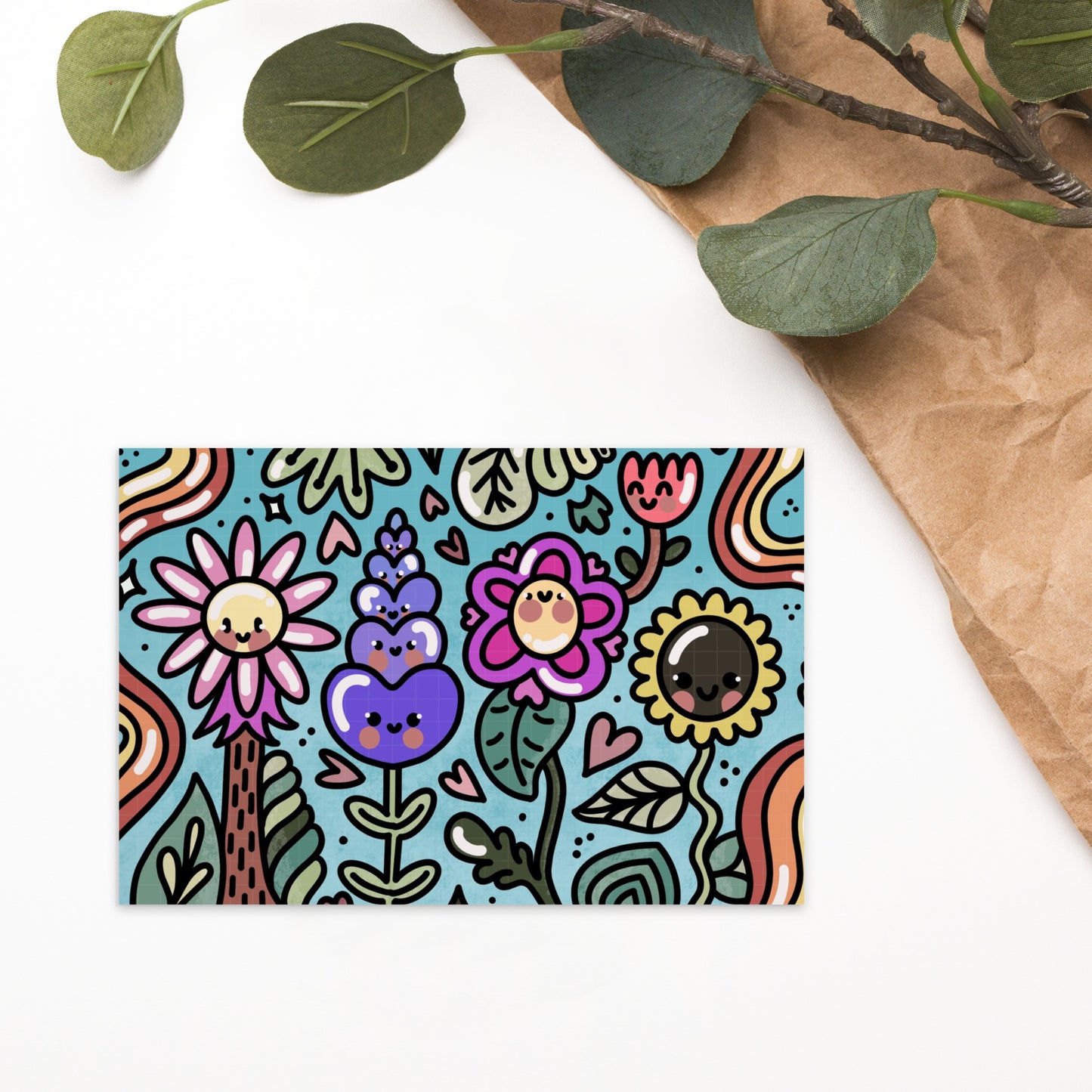 Fleurs | Carte postale
