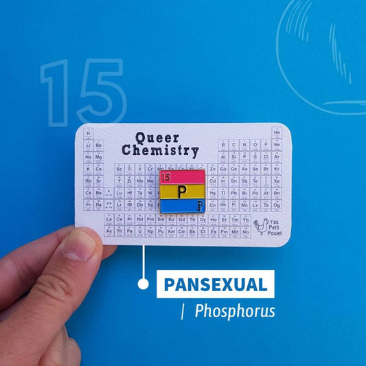 Pansexuel - Phosphore | Insigne en émail