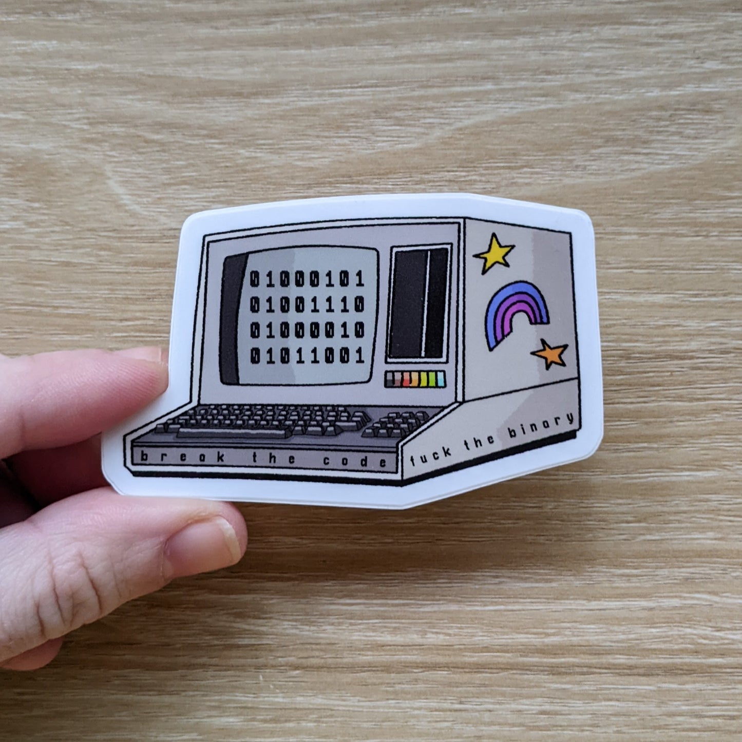 Non-Binary Code | Sticker