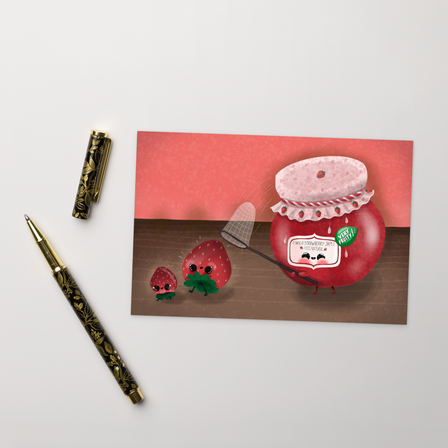Wild Strawberries | Postcard