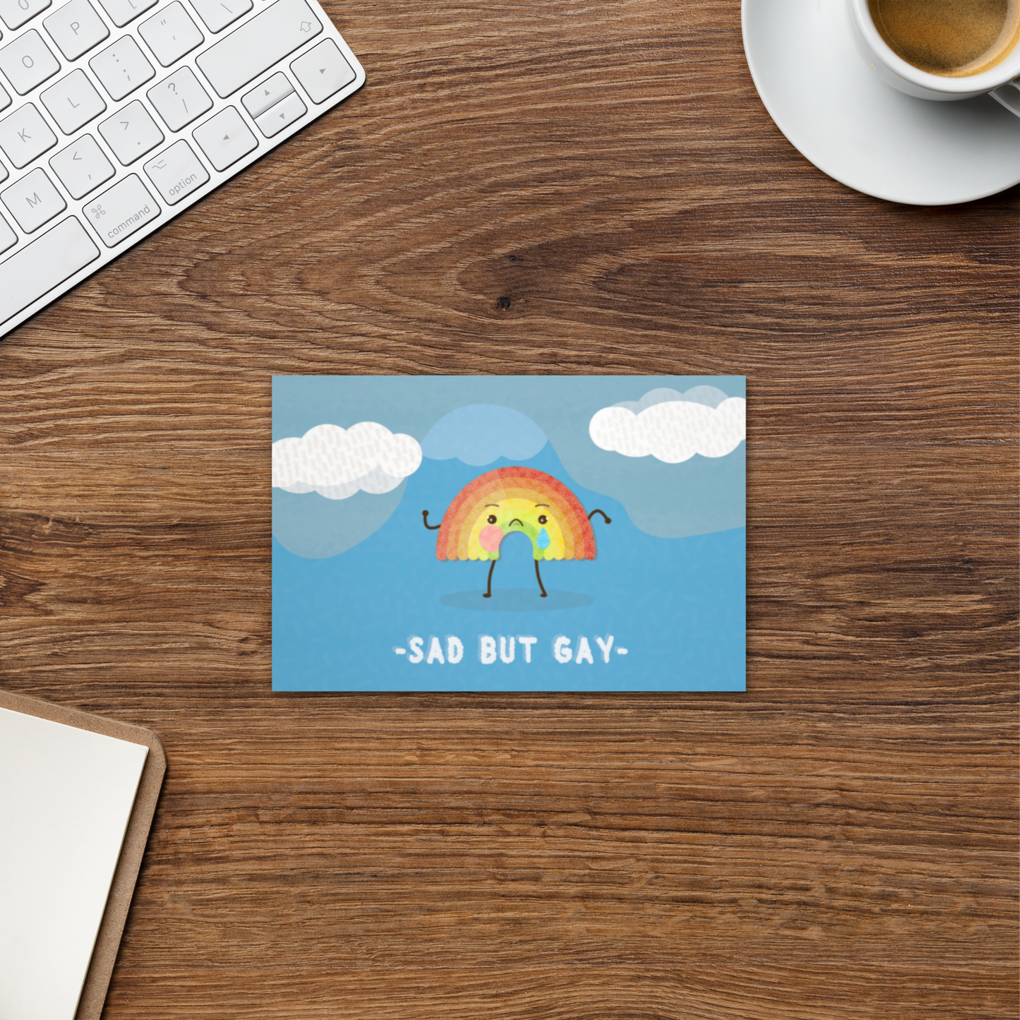 Sad but Gay | Postcard