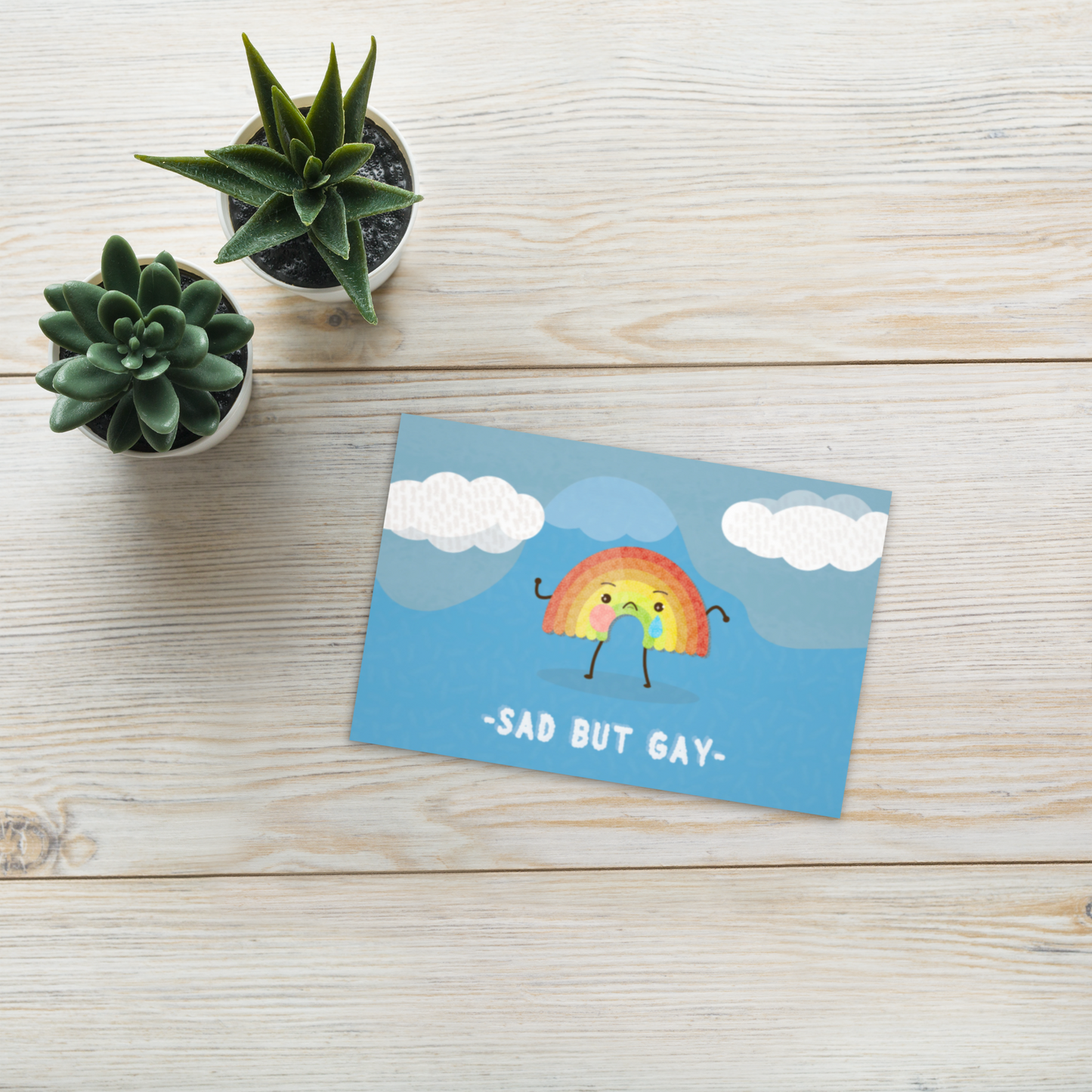 Sad but Gay | Postcard