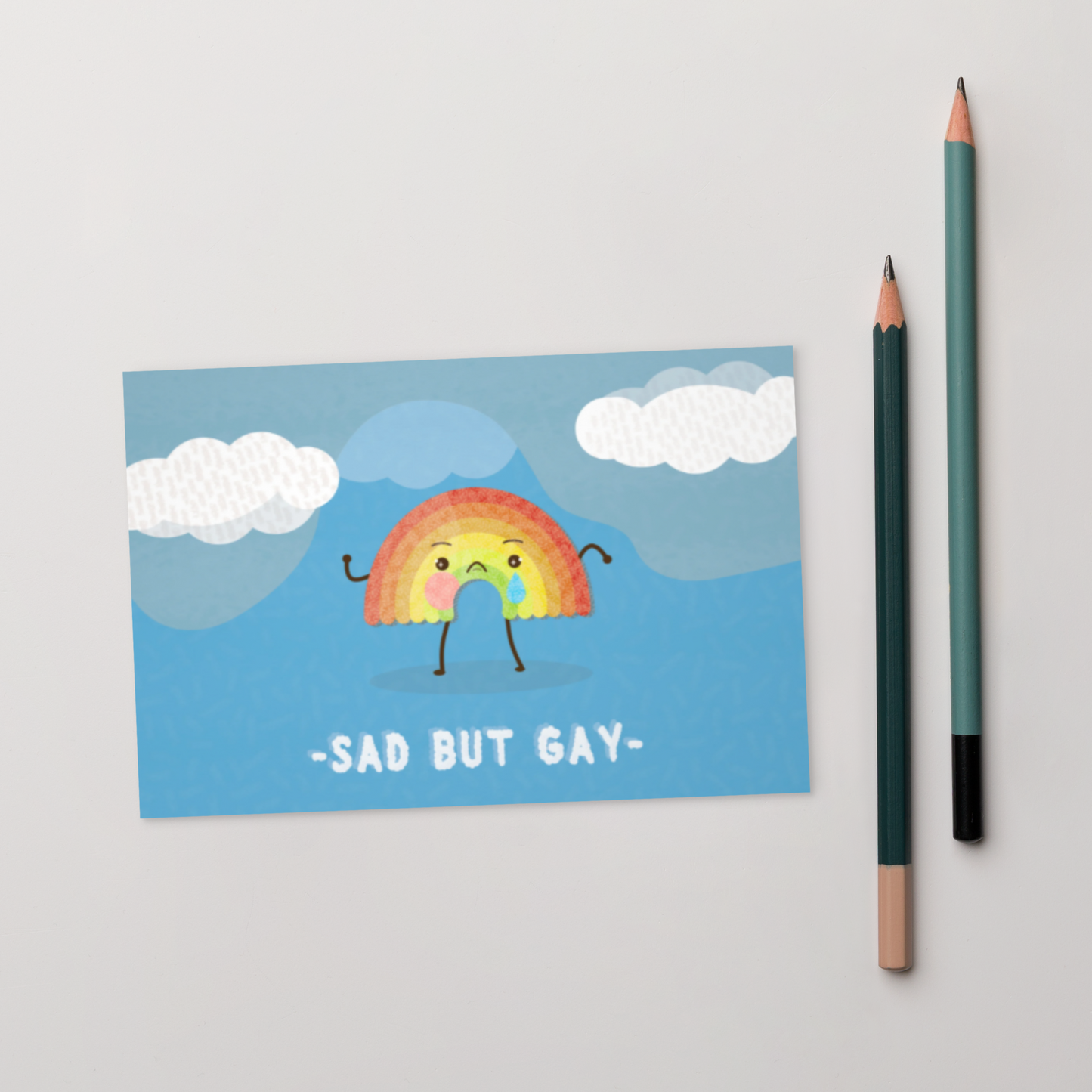 Sad but Gay | Postcard