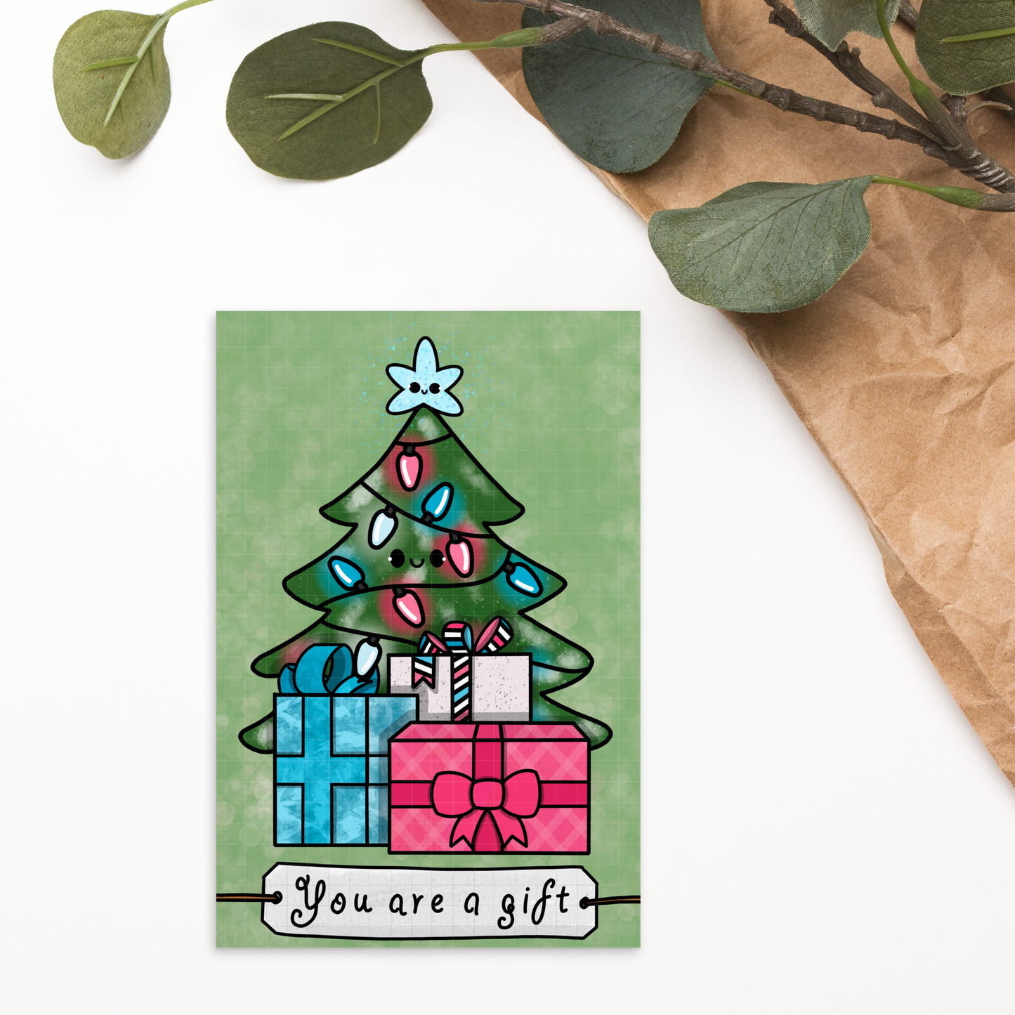 You are a gift | Postcard